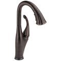 Delta Single Handle Pull-Down Bar / Prep Faucet With Touch2O Technology 9992T-RB-DST